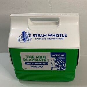 Steam Whistle Brewery Canada Insulated Cooler 6 Can Igloo Playmate Mini New